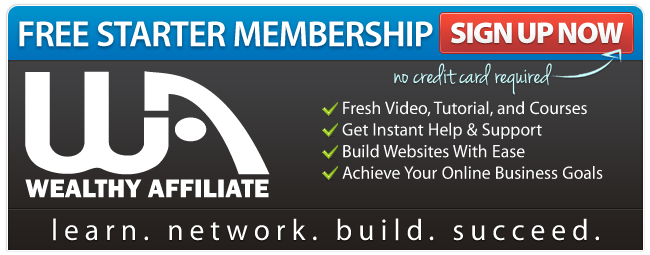 Wealthy Affiliate — Free Starter Membership, no credit card required
